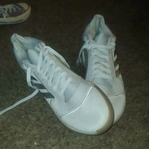 Adidas White and Black Sneakers